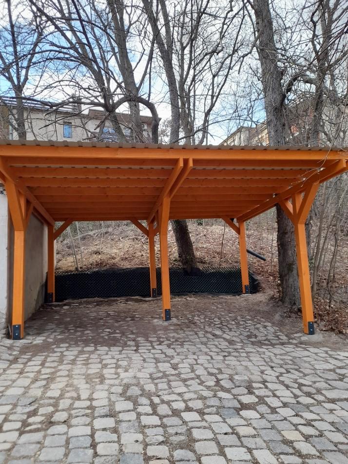 Carport din Lemn Tratat